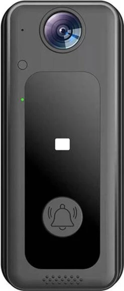 T Ring Video Deurbel (zwart) TR M3. Compleet Met Accu En Losse Bel. Incl. USB Adapter. (Geen Abonnement Verplichting)