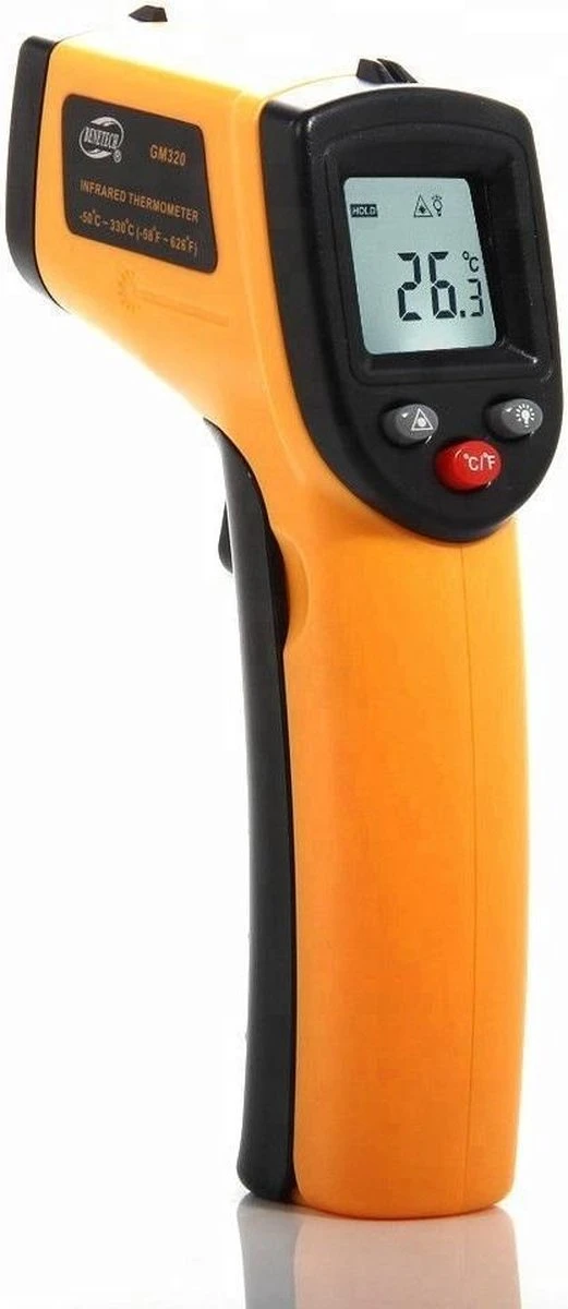 Merkloos Commerciële Infrarood Warmtemeter - Draadloze Temperatuurmeter, -50 Tot 380 Graden Celsius - Inclusief Batterijen - Pyrometer - Met Laser - Leidingen Meter - Meten Van Oppervlak - Draadloos 1 Merkloos Commerciële Infrarood Warmtemeter - Draadloze Temperatuurmeter, -50 Tot 380 Graden Celsius - Inclusief Batterijen - Pyrometer - Met Laser - Leidingen Meter - Meten Van Oppervlak - Draadloos