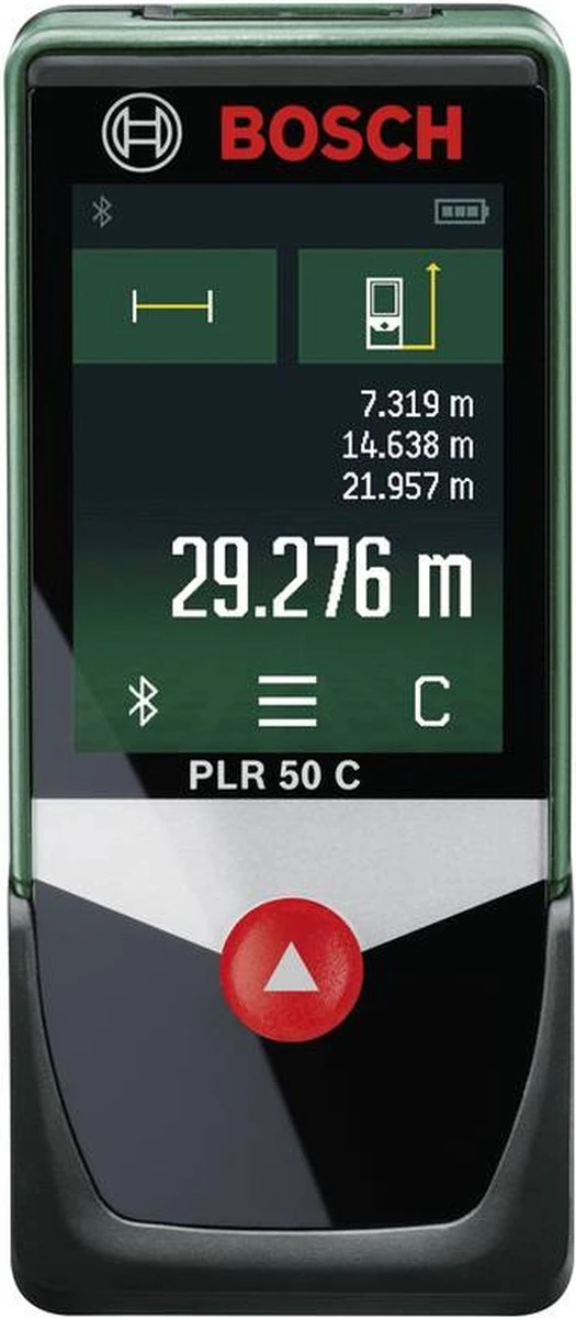 Bosch PLR 50 C Afstandsmeter - Tot 50 Meter Bereik - Bluetooth 1 Bosch PLR 50 C Afstandsmeter - Tot 50 Meter Bereik - Bluetooth