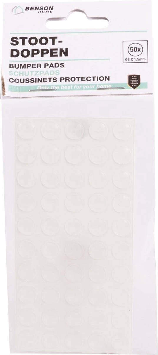 Benson Siliconendruppels - Stootdoppen 50 Stuks - Ø 8 X 1.5 Mm 5 Benson Siliconendruppels - Stootdoppen 50 Stuks - Ø 8 X 1.5 Mm - Afbeelding 5