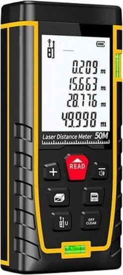 A&K Professionele Laser Afstandsmeter | 50 Meter Bereik | Gebruiksvriendelijk | Snelle Afstandsmeting | Incl. Batterijen V2.0 15 A&K Professionele Laser Afstandsmeter | 50 Meter Bereik | Gebruiksvriendelijk | Snelle Afstandsmeting | Incl. Batterijen V2.0 -Makita || Merkloos || Stanley Verkoopwinkel 538x1200