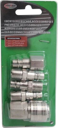 Hofftech GAV Lucht Euro Koppeling Set 1/4" - 5 Delig 9 Hofftech GAV Lucht Euro Koppeling Set 1/4" - 5 Delig -Makita || Merkloos || Stanley Verkoopwinkel 544x1200 1
