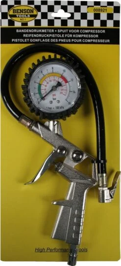 Benson Bandendrukmeter + Spuit - Voor Compressor -Makita || Merkloos || Stanley Verkoopwinkel 549x1200