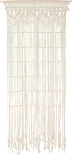 Royal Patio - Macramé Deurgordijn - 90x200 Cm - 64 Strengen