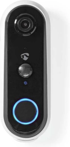 Nedis SmartLife Videodeurbel - Wi-Fi - Batterij Gevoed - Android™ / IOS - HD 720p - Cloud Opslag (optioneel) / MicroSD (niet Inbegrepen) - IP54 - Met Bewegingssensor - Nachtzicht - Wit -Makita || Merkloos || Stanley Verkoopwinkel 577x1200