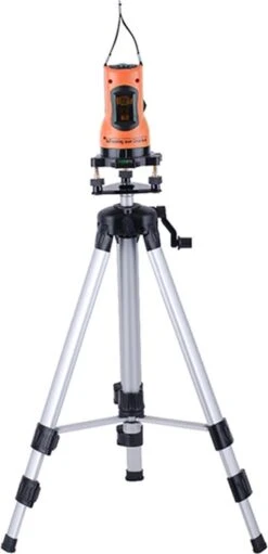 Profeco Kruislijnlaser 10m Met Statief - Bouwlaser - Lijnlaser - Zelfnivellerend - Incl. Statief + Opbergkoffer + Veiligheidsbril