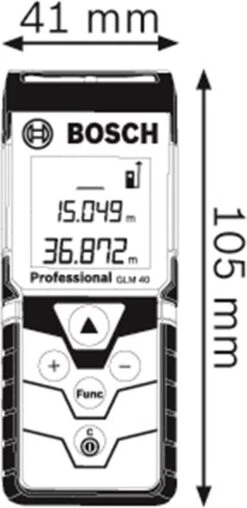 Bosch Professional GLM 40 Afstandmeter - Tot 40 Meter -Makita || Merkloos || Stanley Verkoopwinkel 583x1200