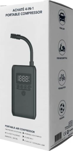 Achaté 4-in-1 Compressor Bandenpomp - Elektrische Fietspomp - Voor Auto, Motor En Fiets -Makita || Merkloos || Stanley Verkoopwinkel 584x1200 2