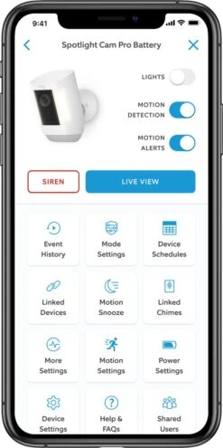 Ring Spotlight Cam Pro - Battery - White -Makita || Merkloos || Stanley Verkoopwinkel 599x1200
