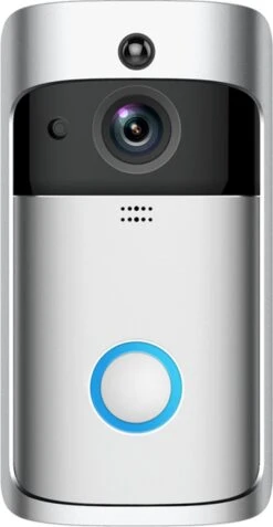 T Ring Video Deurbel - Draadloos - Incl. Accu Pakket- Zilver (Geen Abonnement Verplichting) -Makita || Merkloos || Stanley Verkoopwinkel 621x1200 4