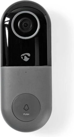 Nedis SmartLife Videodeurbel - Wi-Fi - Transformator - Android™ / IOS - Full HD 1080p - Cloud Opslag (optioneel) / MicroSD (niet Inbegrepen) - IP54 - Met Bewegingssensor - Nachtzicht - Grijs / Zwart -Makita || Merkloos || Stanley Verkoopwinkel 647x1200 4