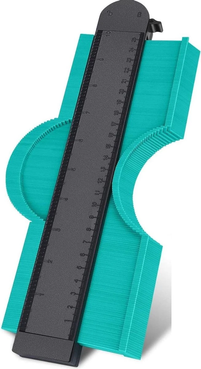 Merkloos A+ Aftekenhulp 25 CM Met SLOT Contourmal - Profielmal - Meetgereedschap - Profielmeter - Schuifmaat 1 Merkloos A+ Aftekenhulp 25 CM Met SLOT Contourmal - Profielmal - Meetgereedschap - Profielmeter - Schuifmaat