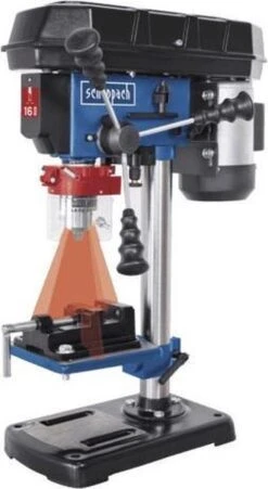 Scheppach Tafelboormachine DP16VLS - 230V | 500W | 3-16mm | Incl. Laser -Makita || Merkloos || Stanley Verkoopwinkel 657x1200