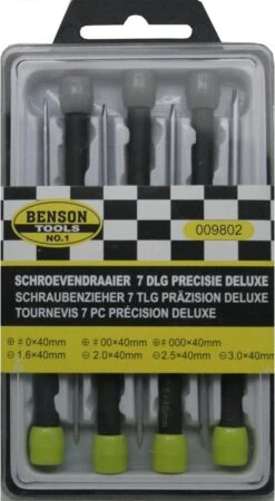 Benson 7-delige Precisie Schroevendraaier Set Deluxe -Makita || Merkloos || Stanley Verkoopwinkel 659x1200