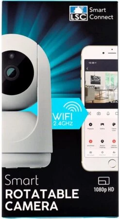 LSC Smart Connect WIFI Draaibare Camera - Draait 355° En Kantelt 180° - 1080p HD