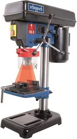 Scheppach Tafelboormachine DP16VLS - 230V | 500W | 3-16mm | Incl. Laser -Makita || Merkloos || Stanley Verkoopwinkel 665x1200