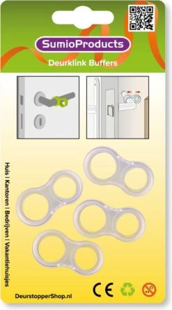 Merkloos Sumio Products® Deurklink Buffers [4 Stuks] Transparant - Stootdoppen - Muurbeschermers / Deurklink Bescherming - Flexibele Deurstoppers -Makita || Merkloos || Stanley Verkoopwinkel 669x1200 3