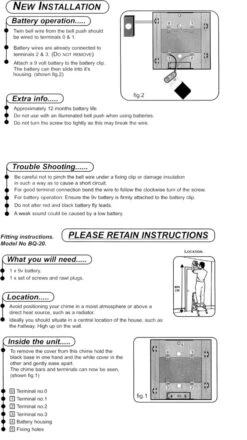 Byron 10.015.43 Deurbel - Bedraad - Wit - Klassiek Geluid -Makita || Merkloos || Stanley Verkoopwinkel 674x1200 3