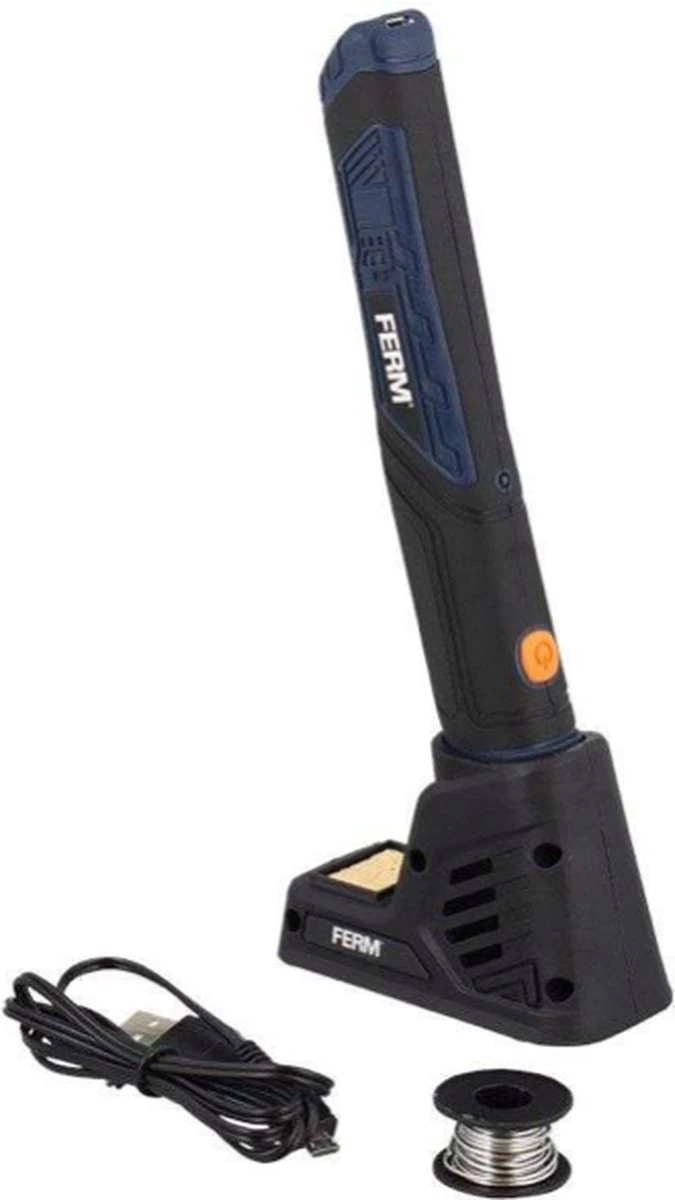 FERM SGM 1020 - Draadloze Soldeerbout Set 4V Met (soldeerstation En Soldeer Tin) 1 FERM SGM 1020 - Draadloze Soldeerbout Set 4V Met (soldeerstation En Soldeer Tin)