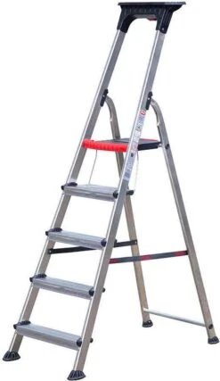 Altrex Double Decker Huishoudtrap 5 Treeds - Werkhoogte 3.05m