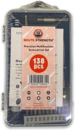Brute Strength - 138 Delige Precisie Schroevendraaierset Magnetisch - Universeel - Magnetisch - Gereedschapset- Schroevendraaiers - Bitset Met Torx - Cadeau Voor Man 25 Brute Strength - 138 Delige Precisie Schroevendraaierset Magnetisch - Universeel - Magnetisch - Gereedschapset- Schroevendraaiers - Bitset Met Torx - Cadeau Voor Man -Makita || Merkloos || Stanley Verkoopwinkel 696x1200 1