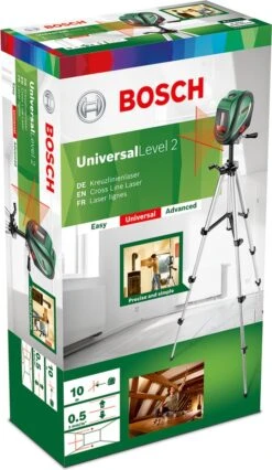 Bosch UniversalLevel 2 Kruisijnlaser - Met Opbergtas, Statief En Batterijen -Makita || Merkloos || Stanley Verkoopwinkel 696x1200 3