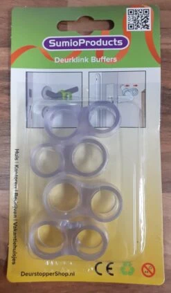 Merkloos Sumio Products® Deurklink Buffers [4 Stuks] Transparant - Stootdoppen - Muurbeschermers / Deurklink Bescherming - Flexibele Deurstoppers -Makita || Merkloos || Stanley Verkoopwinkel 699x1200 9