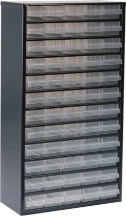 Raaco - Metalen Ladekast - 60 Lades - Incl. 10 Tussenschotten