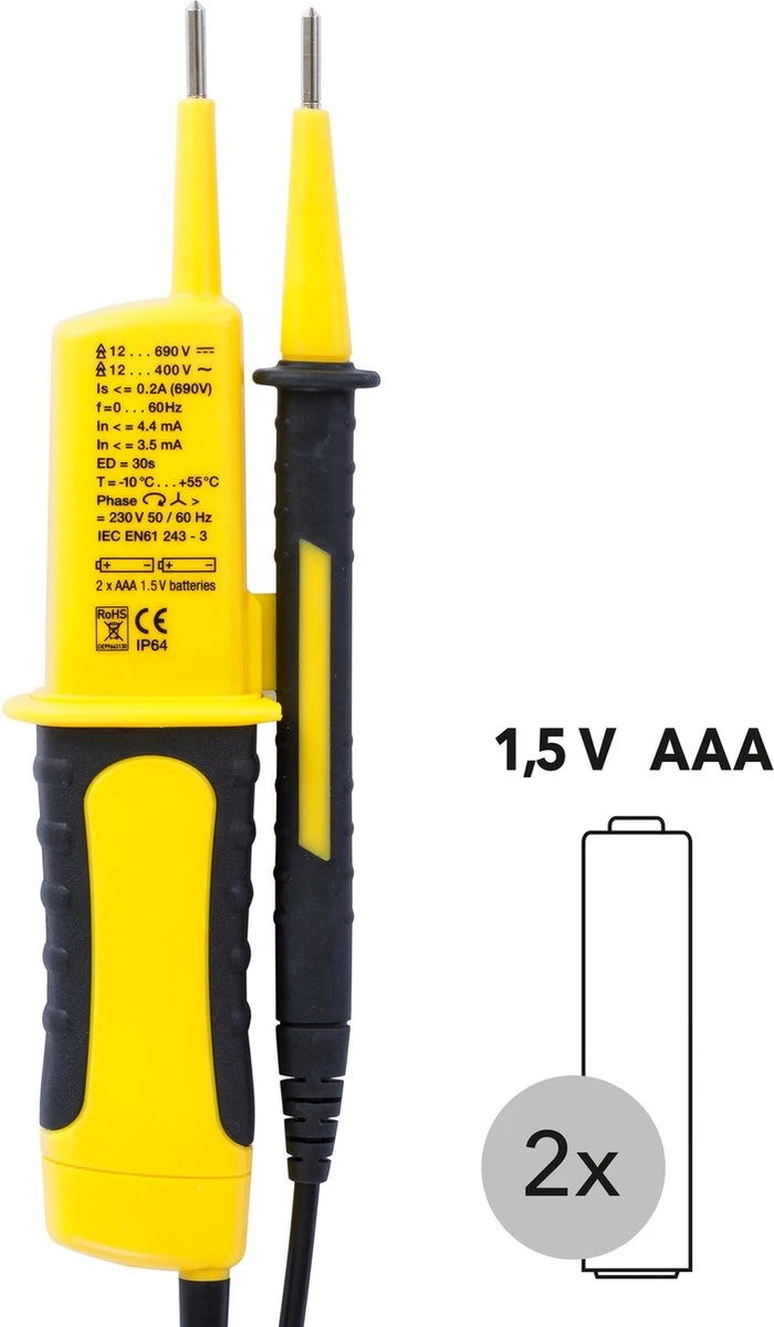 TROTEC Tweepolige Spanningstester BE20 9 TROTEC Tweepolige Spanningstester BE20 - Afbeelding 9