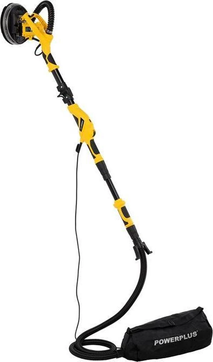 Powerplus POWX0479 Telescopische Wandschuurmachine - 1050W - Ø225mm - Incl. 6x Schuurpapier - Voor Plafond En Muur 4 Powerplus POWX0479 Telescopische Wandschuurmachine - 1050W - Ø225mm - Incl. 6x Schuurpapier - Voor Plafond En Muur - Afbeelding 4