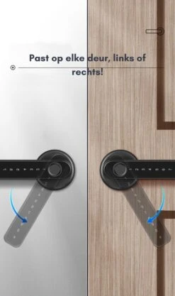 Premium Slim Deurslot – Deurslot Met Vingerafdruk - Elektrisch Deurslot – Slimme Deurklink – Deurklink Vingerafdruk - Deurslot Met Code - Smartlock -Makita || Merkloos || Stanley Verkoopwinkel 710x1200 7