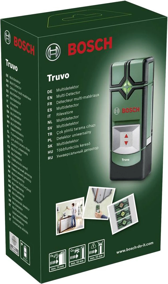 Bosch Truvo Leidingzoeker - Detecteert Tot 50mm - LED Lampsysteem 6 Bosch Truvo Leidingzoeker - Detecteert Tot 50mm - LED Lampsysteem - Afbeelding 6