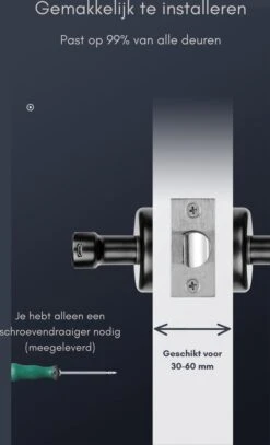 Premium Slim Deurslot – Deurslot Met Vingerafdruk - Elektrisch Deurslot – Slimme Deurklink – Deurklink Vingerafdruk - Deurslot Met Code - Smartlock -Makita || Merkloos || Stanley Verkoopwinkel 728x1200 3