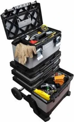 STANLEY FatMax 1-95-622 Gereedschapswagen MP - 4-delig - Stapelbaar -Makita || Merkloos || Stanley Verkoopwinkel 734x1200