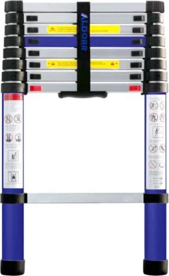 ALDORR Home - Telescoopladder 2,60 Meter - Soft Closing - Aluminium