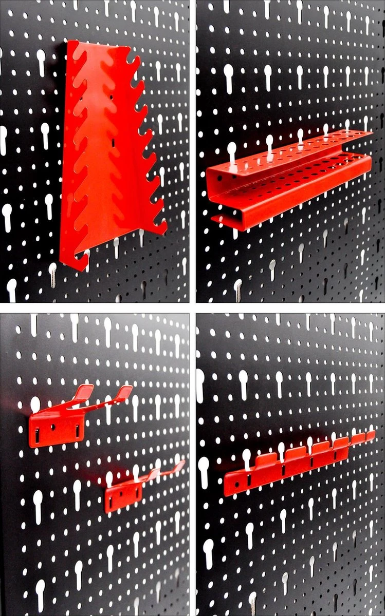 MondiDeal - MondiTools - Gereedschapswand - Gereedschapshouder - Toolhouder - 3-delig Gereedschap Paneel - Inclusief Ophang Accessoires - Wandrek 2 MondiDeal - MondiTools - Gereedschapswand - Gereedschapshouder - Toolhouder - 3-delig Gereedschap Paneel - Inclusief Ophang Accessoires - Wandrek - Afbeelding 2