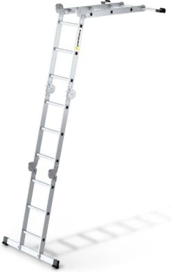Panthera - Vouwladder 4 X 3 Treden Met Platform - Multifunctionele Ladder - Lichtgewicht Aluminium -Makita || Merkloos || Stanley Verkoopwinkel 755x1200