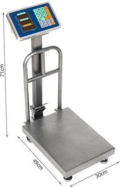 Isotrade Platformweegschaal 150 KG - Pakketweegschaal - Industriële Weegschaal -Makita || Merkloos || Stanley Verkoopwinkel 768x1200 1