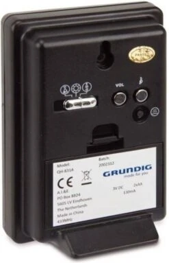 Grundig Deurbelset - Zender En Ontvanger - Draadloos - Op Batterijen - Zwart 8 Grundig Deurbelset - Zender En Ontvanger - Draadloos - Op Batterijen - Zwart -Makita || Merkloos || Stanley Verkoopwinkel 773x1200 6