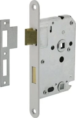 Intersteel Woningbouw Toilet-/badkamerslot Wit 63/8 Mm