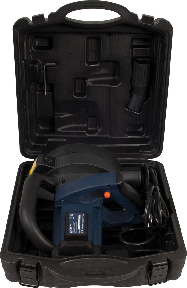 FERM WSM1009 Muurfrees - Freesmachine - 1700W - Met 2 Diamantschijven 125mm - Laser - Stofzuigadapter - Stevige Opbergkoffer 10 FERM WSM1009 Muurfrees - Freesmachine - 1700W - Met 2 Diamantschijven 125mm - Laser - Stofzuigadapter - Stevige Opbergkoffer - Afbeelding 10