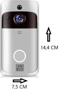 Living Needs Draadloze Deurbel – HD Video Deurbel – Deurbel Met Camera. -Makita || Merkloos || Stanley Verkoopwinkel 782x1200 5