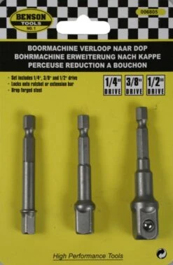 Benson Boormachine Verloop Naar Dop 1/4" - 3/8" - 1/2" -Makita || Merkloos || Stanley Verkoopwinkel 783x1200 2