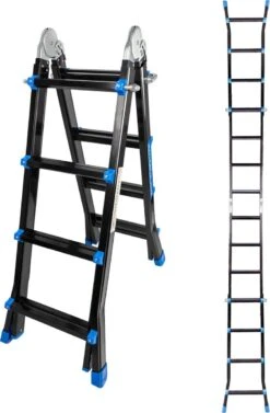 ALDORR Professional - Multiladder Uitschuifbare Vouwladder 4x4 - 4,00 Meter