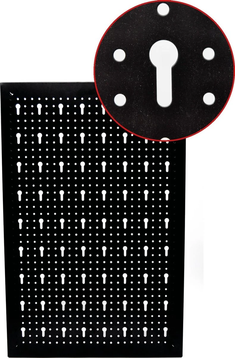 MondiDeal - MondiTools - Gereedschapswand - Gereedschapshouder - Toolhouder - 3-delig Gereedschap Paneel - Inclusief Ophang Accessoires - Wandrek 4 MondiDeal - MondiTools - Gereedschapswand - Gereedschapshouder - Toolhouder - 3-delig Gereedschap Paneel - Inclusief Ophang Accessoires - Wandrek - Afbeelding 4