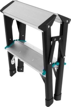 VONROC PRO Dubbele Trap 2 Treden – Klustrap/huishoudtrap Inklapbaar – Max. Belastbaarheid 150kg - Antislip -Makita || Merkloos || Stanley Verkoopwinkel 797x1200 1