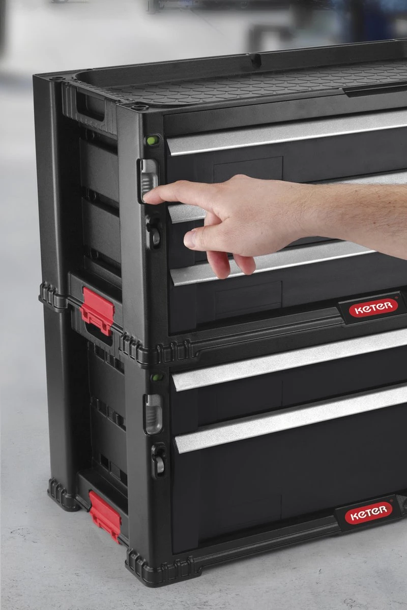 Keter Module Ladekast 5 Lades - 59,85x37,76x59,85cm - Zwart 5 Keter Module Ladekast 5 Lades - 59,85x37,76x59,85cm - Zwart - Afbeelding 5