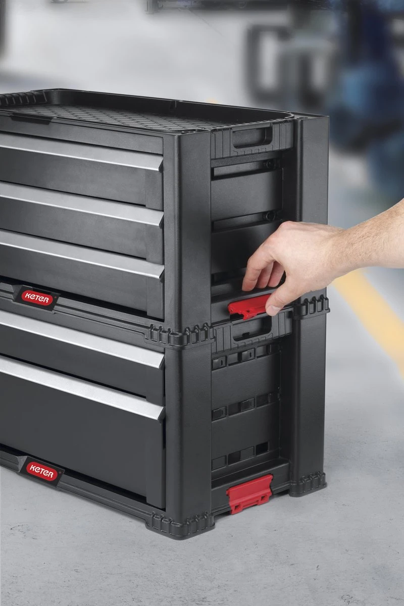 Keter Module Ladekast 5 Lades - 59,85x37,76x59,85cm - Zwart 7 Keter Module Ladekast 5 Lades - 59,85x37,76x59,85cm - Zwart - Afbeelding 7