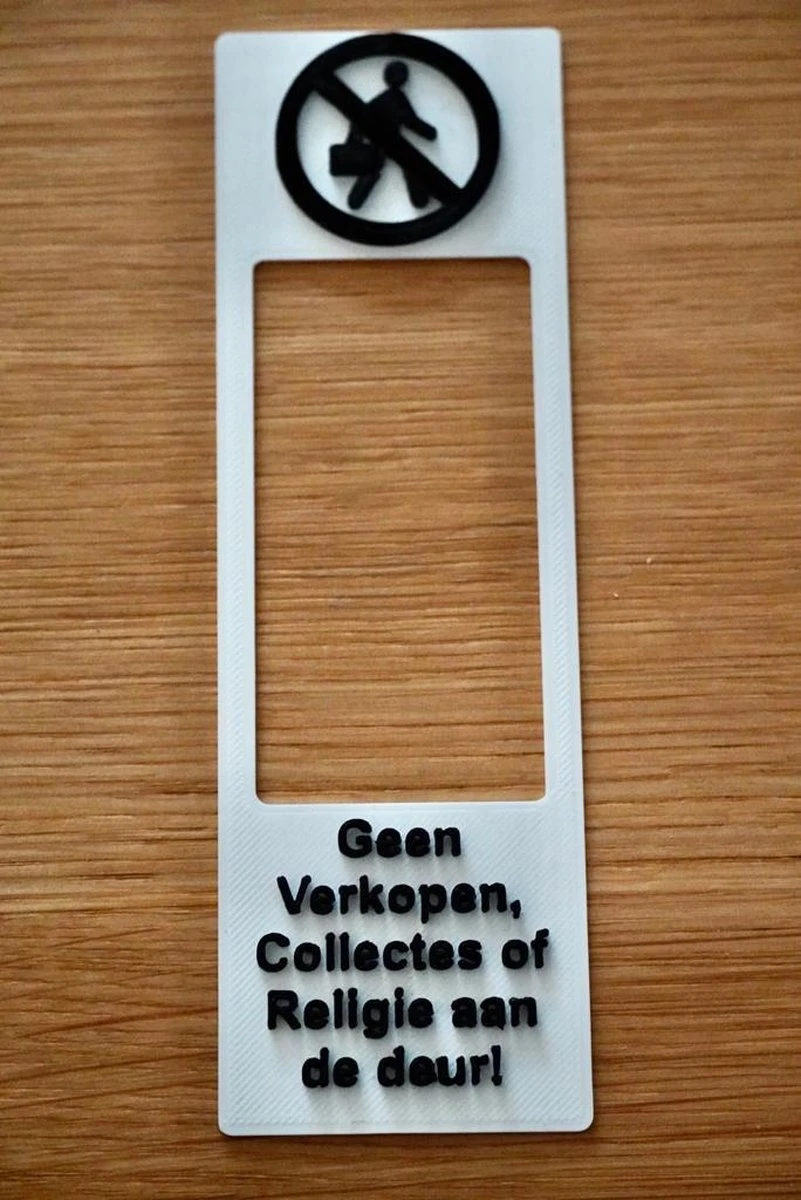 Merkloos 3D Doorbell Art - Aan De Deur Wordt Niet Gekocht - Zwart Op Wit - Geen Verkopen, Collectes Of Religie Aan De Deur - Geen Colportage 1 Merkloos 3D Doorbell Art - Aan De Deur Wordt Niet Gekocht - Zwart Op Wit - Geen Verkopen, Collectes Of Religie Aan De Deur - Geen Colportage