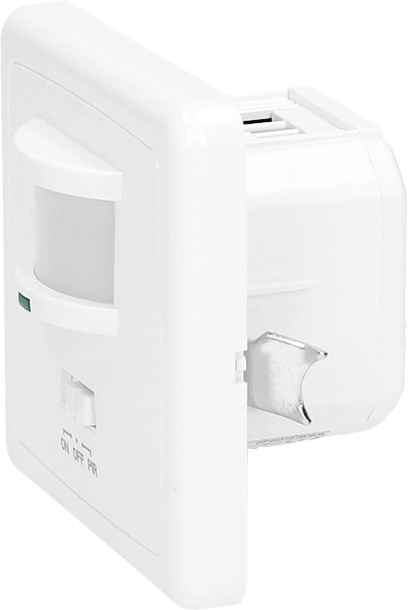 PIR Bewegingsmelder - 160 ° Detectie - Wand Inbouw - 9 Meter Bereik - Wit - 1200 Watt 8 PIR Bewegingsmelder - 160 ° Detectie - Wand Inbouw - 9 Meter Bereik - Wit - 1200 Watt - Afbeelding 8